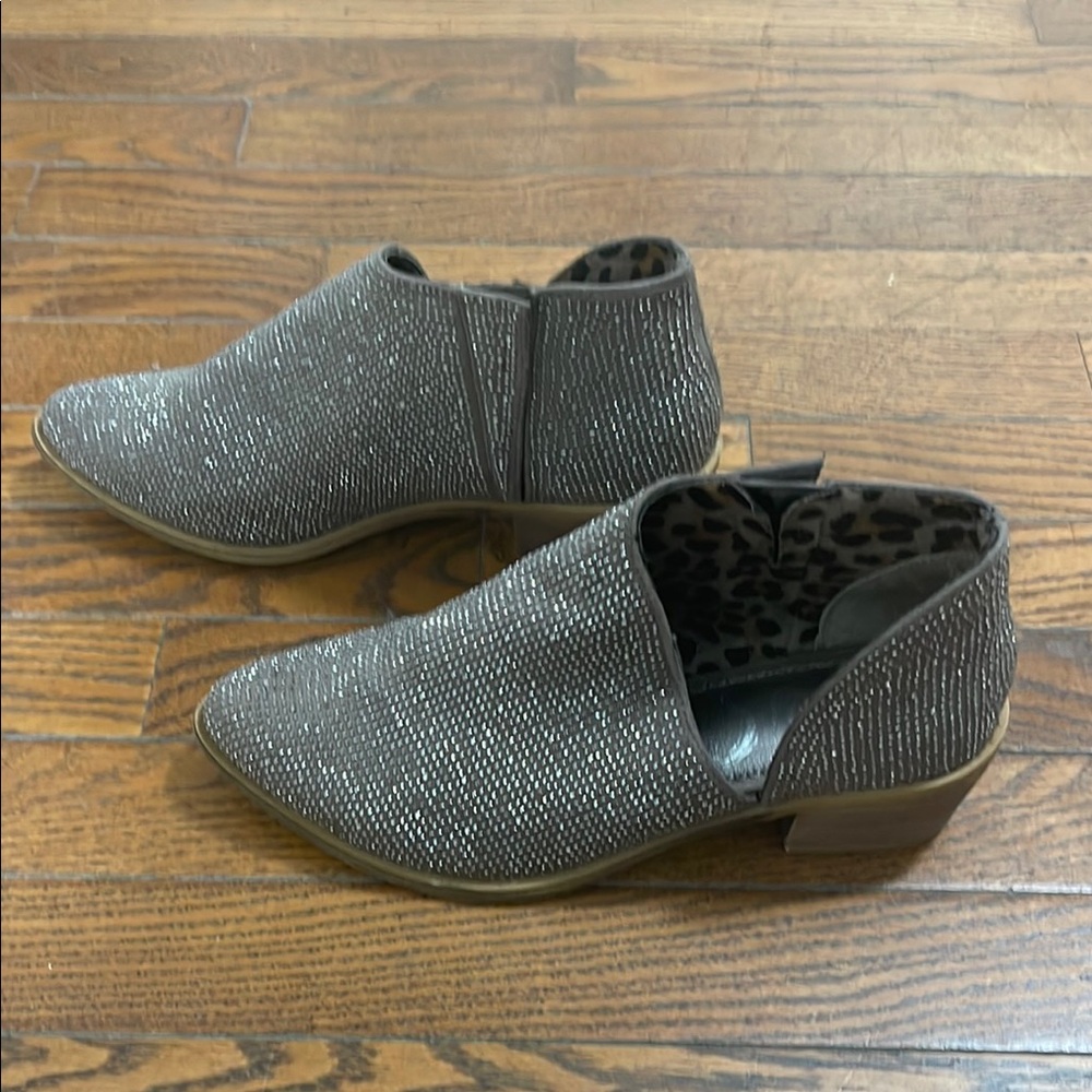Very G Rhinestone Ankle Booties